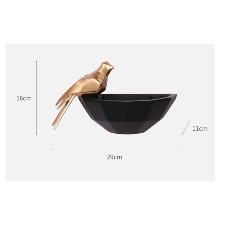 creative-golden-bird-storage-three-dimensional-wall-pendant-living-room-porch-bird-nest-key-storage-box
