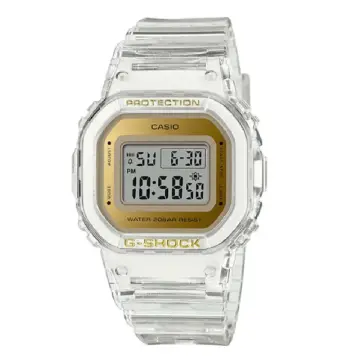 White and gold sale g shock mens