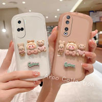 เคสโทรศัพท์ Honor90 Phone Case เคส Honor 90 Lite 5G เคสตุ๊กตากระต่ายรูปหมีเด็กผู้หญิงทำจากผ้านิ่ม2023