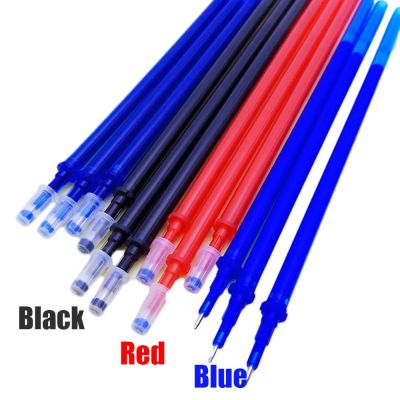 SUQI 102030Pcs 0.5mm New Neutral Ink Child Gel Pen Erasable Pen Refill Office School Signature Blue Black Red Hot Roller Ball