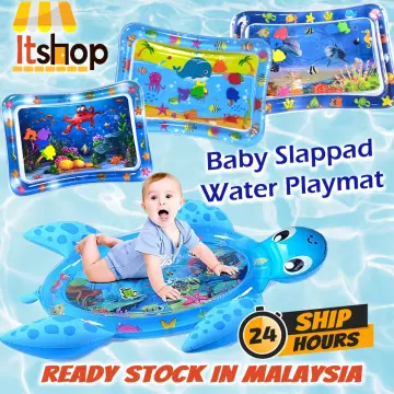 Inflatable Baby slapped pad toy (Water Mat tummy time floor cushion)
