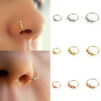 GFUTY แฟชั่น ที่ครอบหู เกลียว ห่วงสตั๊ด Tragus Septum กระดูกอ่อนคิ้ว เจาะร่างกาย แหวนจมูก ลูกปัดกลม ต่างหูลิป