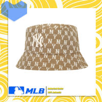 100% authentic MLB cap JACQUARD MONOGRAM BUCKET HAT NEW YORK YANKEES bucket hat sun hat Korean bucket hat