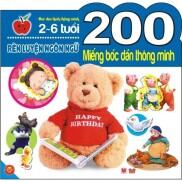 Sách - Rèn Luyện Ngôn Ngữ 200 Miếng Bóc Dán Thông Minh 2-6 Tuổi - Tái Bản