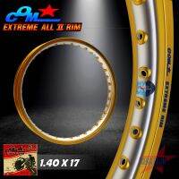 วงล้ออลูมิเนียม ล้อ COM EXTREME ALL ll ขนาด 1.40 X 17 ขอบเรียบ ทูโทน จำนวน 1 วง ล้อคอม เอ็กซ์ตรีม ตัวใหม่ ขนาด 1.40 ขอบ 17 ของแท้ ล้อเวฟ ถูกสุดๆ