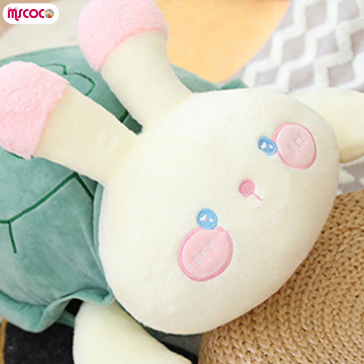 ตุ๊กตาผ้ากำมะหยี่เต่ากระต่าย-mscoco-ผสมของเล่นตุ๊กตานุ่มสบายผิวเป็นมิตรกับของขวัญวันเกิดสำหรับเด็ก