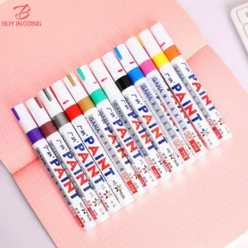 100pcs/lot Brushes Paint Touch-up Colorful Pen Disposable