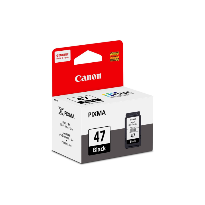 หมึกอิงค์เจ็ท-สีดำ-canon-pg-47-ใช้กับ-e3170-e3177-e3370-e400-e410-e417-e460-e470-e477-e480-e4270