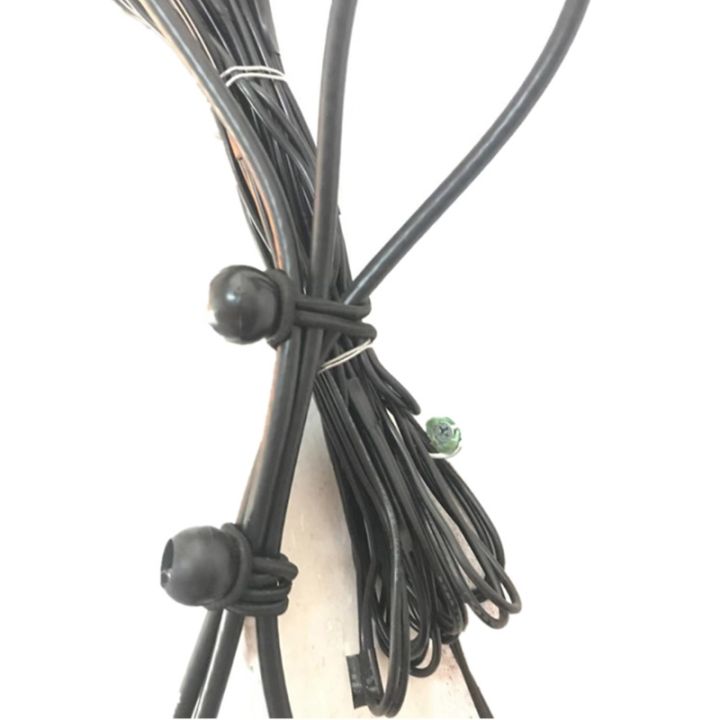 10-pcs-สีดำ-bungee-แพ็ค-shock-ยืดหยุ่น-loop-สายไฟยึดยึดรถพ่วงเชือกหัวเข็มขัดอุปกรณ์เสริมสำหรับกระเป๋าสะพายหลัง