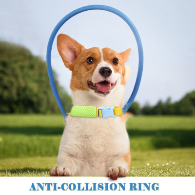 2021Blind Pet Anti-collision Collar Dog Guide Training Behavior Aids fit small big Dogs Prevent Collision collars supplies