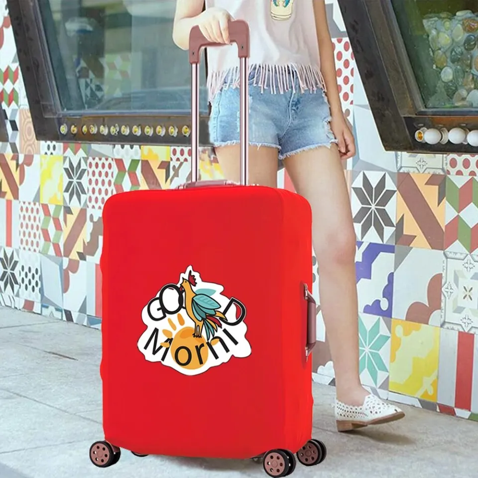 Luggage Cover Fashion Dust-proof Thicken Travel Accessory Covers Apply To  18-32 Inch Mom Print Suitcase Trolley Protective Case