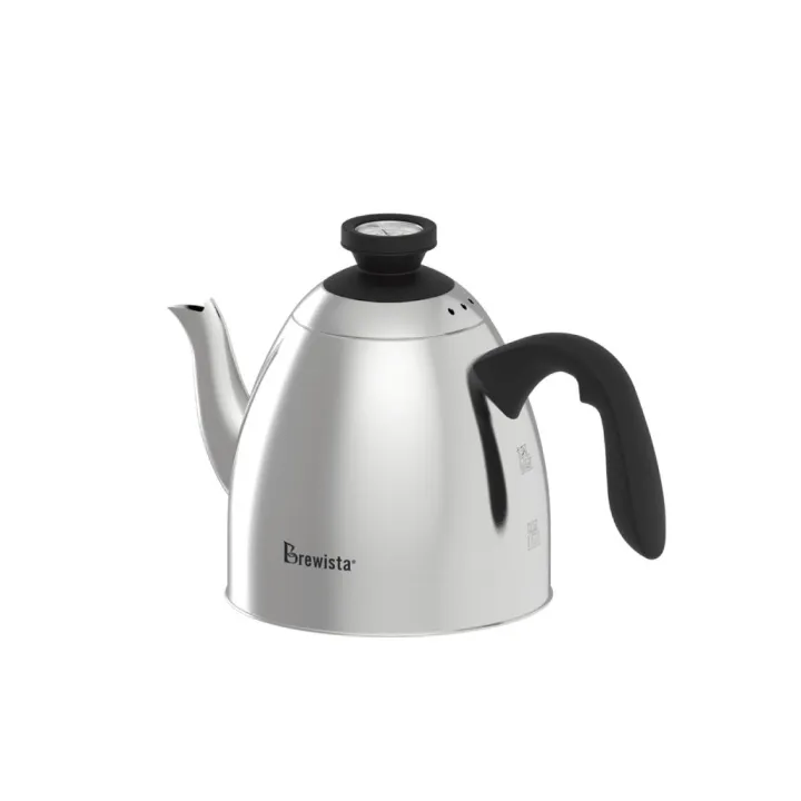 BREWISTA STOVETOP CUPPING KETTLE WITH GAUGE 1.2LT Lazada