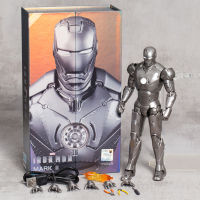 ZD Toys Iron.Man Mark III MK3 PVC Action Figures Models Doll Toys Colleagues Figures LED Light Coy