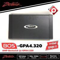 เพาเวอร์แอมป์ติดรถยนต์ BOSTWICK รุ่น BOS-GPA4.320 4CH CLASS AB สีดำ เครื่องเสียงติดรถยนต์,เพาเวอร์ติดรถยนต์,เพาเวอร์แอม