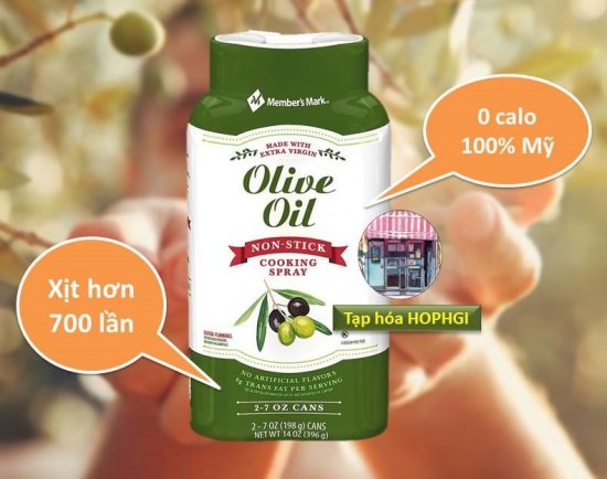 01 chai - 7 oz- dầu xịt ăn kiêng 0 calo olive oil member s mark - healthy - ảnh sản phẩm 2