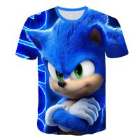 Sonic the Hedgehog Diamond KingS 3D Print jersey 2022 Summer trend Boys T Shirt Kids Fashion Casual T-Shirt mens baju t shirt lelaki