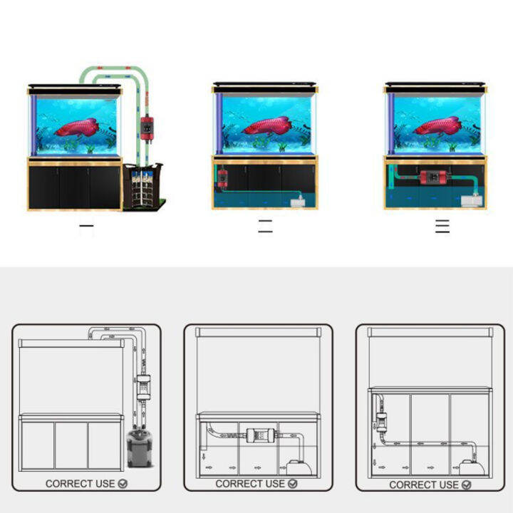 Fish Tank External Heating Rods Power Failure Memory Fish Tank External
