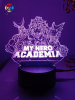 My Hero Academia boku no Midoriy Izuku 3d led lamp bedhome manga ninght lights anime figure room decor lampara noche dormitorio