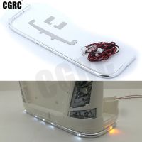 RC Model CNC Aluminum Alloy Bottom LED Light For 1/14 Tamiya RC Truck MAN TGX540 Actros 56348 1851 Scania 620 470 Volvo 56360  Power Points  Switches