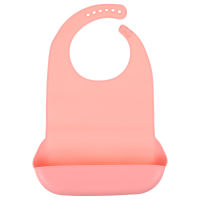 1Pc Elderly Rice Pocket Saliva Pocket Silicone Bib Adult Bib for Eating Adult Bib Saliva Pocket Short Apron for The Elderly