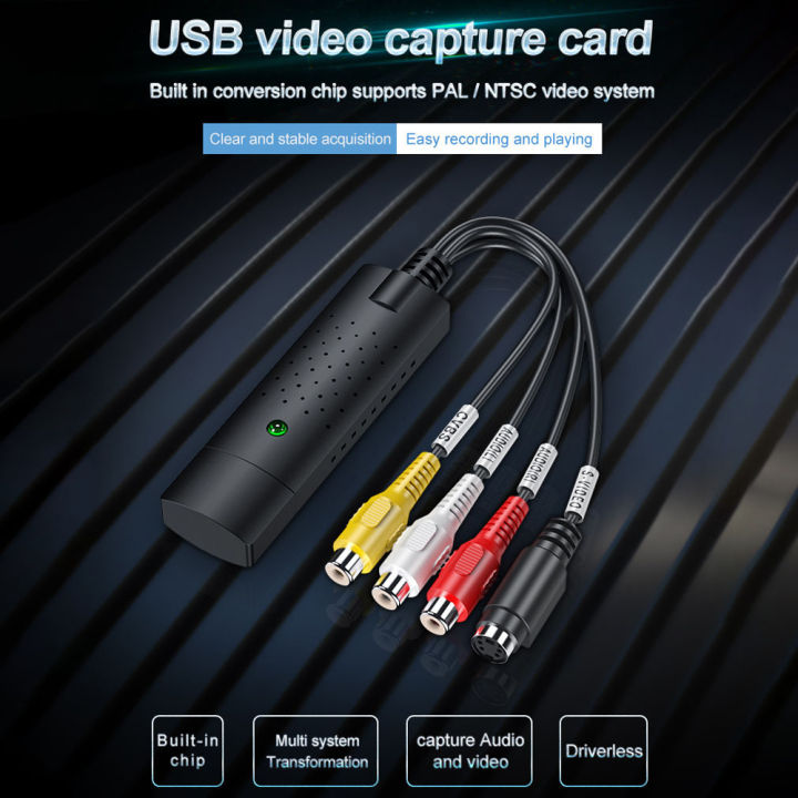 vhs-to-digital-converter-usb-2-0-video-converter-audio-capture-card-vhs-box-vhs-vcr-tv-to-digital-converter-support-win-7-8-10