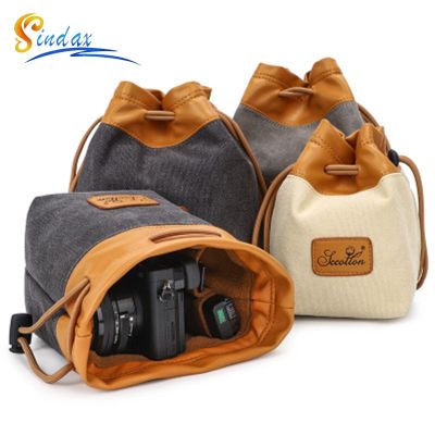 กระเป๋ากล้องดิจิตอล Dslr กระเป๋ากันน้ำกันกระแทกระบายอากาศเป้ใส่กล้องถ่ายรูปสำหรับ Nikon Canon Sony กระเป๋าวิดีโอขนาดเล็ก