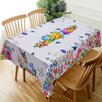 【CW】 Cartoon Egg Easter Rectangular Tablecloth Gathering Wedding Banquet Decoration