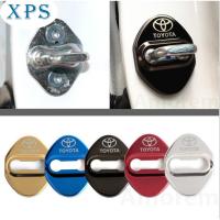 Xps ฝาครอบล็อคประตูรถโตโยต้า4ชิ้นสแตนเลส Rush Vios Wigo คอโรลล่าอัลติส Camry Hilux Yaris