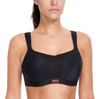 Womens High Impact Underwire Active Bra Full Support Padded Mesh Sports Bra