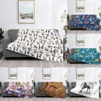 Soft Flannel blanket, warm greyhound vision, dog throwing blanket, office bed, sofa bed