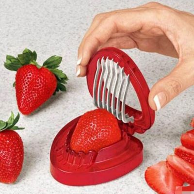 Set Fruit Tools Strawberry Slicer Cutter Corer Huller Stem Remover