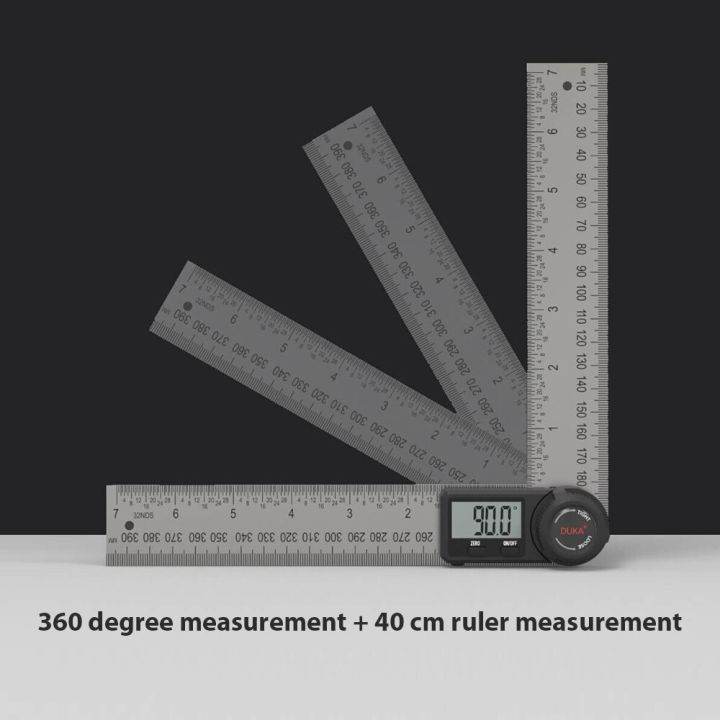 atuman-ar-1เครื่องวัดมุมดิจิตอลจอแสดงผลไม้ฉากจอแสดงผล-lcd-360องศาการวัดเลเซอร์สอบเทียบโปรแทรคเตอร์ดิจิทัลไม้บรรทัด