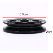 Aminiry 1 Cái 105Mm Cáp Bánh Xe Ròng Rọc Ổ Trục Thiết Bị Tập Thể Dục Phần