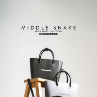 hobs® กระเป๋าถือ middle snake tote bag