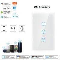 CORUI Tuya WiFi ZigBee Curtain Switch For Roller Shutter Blind Motor EU US Google Home Amazon Alexa Voice Control Smart Life APP Camera Remote Control