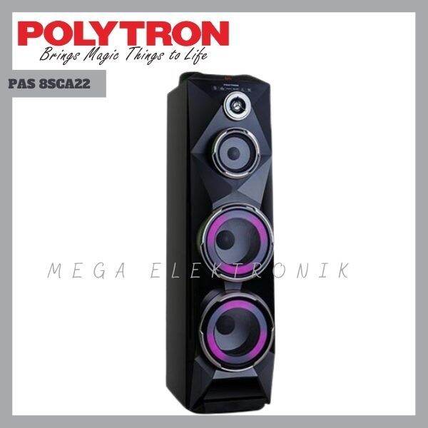 Polytron Pas 8sca22 Bluetooth Speaker Aktif Karaoke 8 Inch Lazada