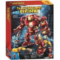 [LEGO] Educational lego superheroes iron man the hulk armor blocks assembled seed educational toys boy gift