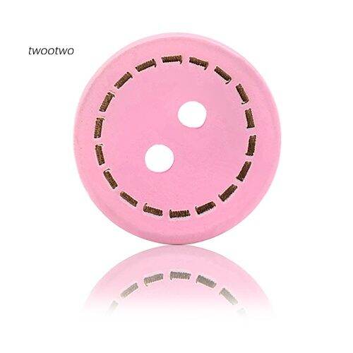 tt-100pcs-2-holes-colorful-mixed-round-wooden-buttons-sewing-diy-craft-scrapbooking