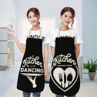 Creative Female Kitchen Apron Waterproof Cooking Oil-proof Cotton and Linen Antifouling Chef Apron 68*55cm фартук для кухни Aprons