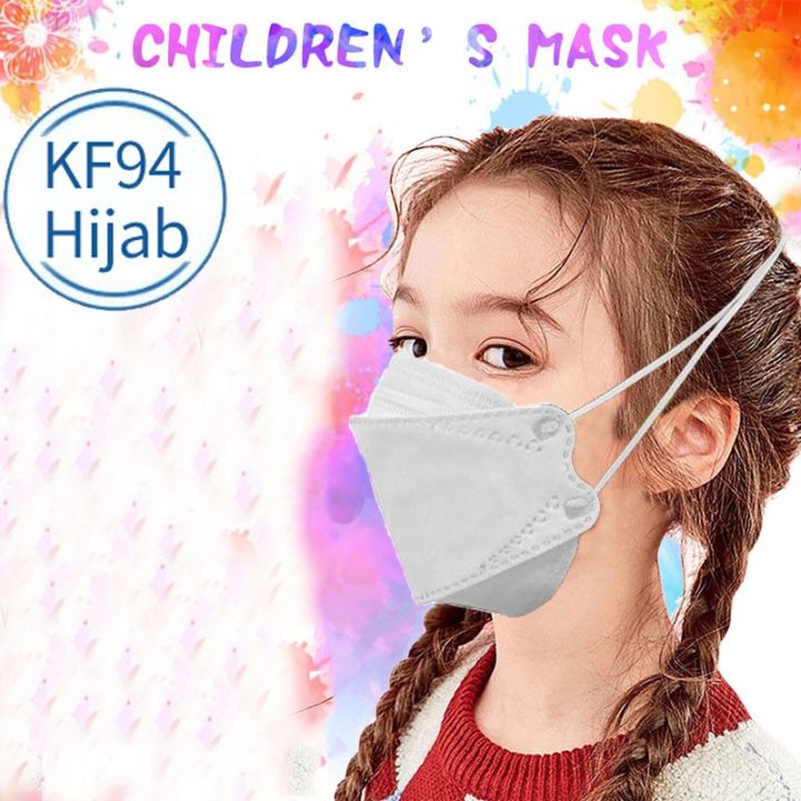 50pcs-หน้ากาก4ply-facemask-เด็ก-kf94หน้ากาก-hijab-headloop-หน้ากาก-loop-dust-ป้องกันการออกแบบเกาหลี-facial-mask