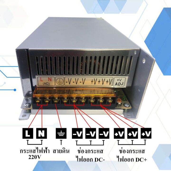 rc-power-supply-12v-หม้อแปลง-12-โวลต์-480w-รับประกันสินค้า-2-ปี-หม้อแปลง-12-โวลต์