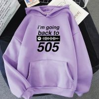 Arctic Monkeys Printed Hoodie for Fans Im Goning Back To 505 Album Sweatshirts Letter Graphic Mens Hoody Harajuku Hip Hop Tops Size XS-4XL