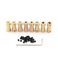 8Sizes Brass Flexible Motor Shaft Coupling Coupler Motor Transmission Connector Drive Shaft 2mm 5 Connectors Boat Rc C22