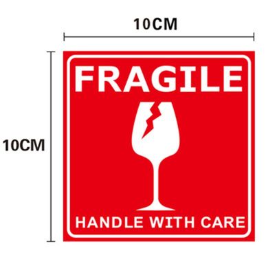 hot！【DT】◄  50PCS Fragile Stickers The Goods Please Handle With Warning Labels Supplies