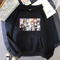 Sudadera con capucha de manga larga para hombre y mujer, suéter con estampado de Anime, ropa Y2K