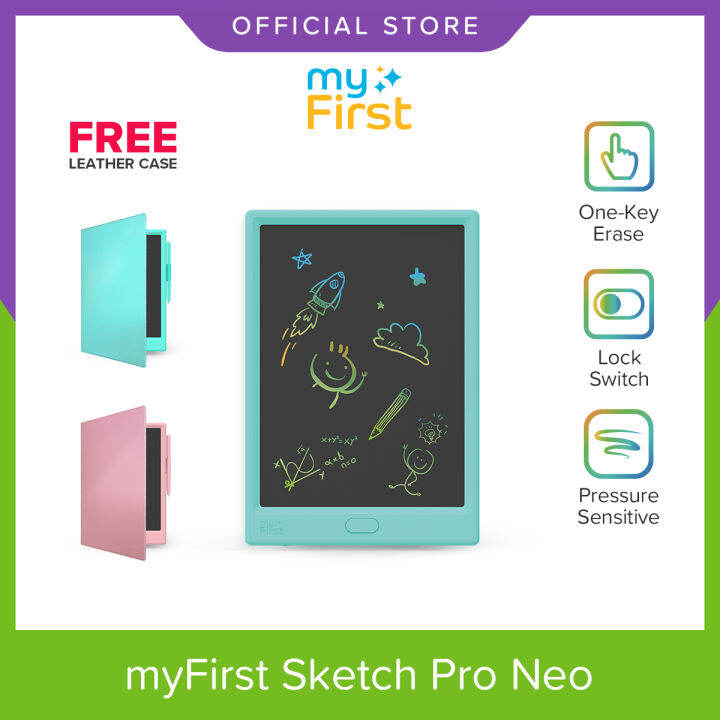 myFirst Sketch Pro NEO Color LCD Sketch Pad Digital Writing Tablet/Drawing/Sketch Pad (10") Lazada