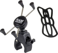 RAM Mounts X-Grip Large Phone Mount with RAM Snap-Link Tough-Claw RAM-HOL-UN10-400U for Motorcycle, ATV/UTV, Bike