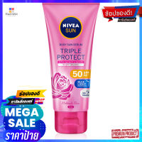 นีเวียซันบอดี้เซรั่มเรเดียนซ์ ชมพู 70มลผลิตภัณฑ์ดูแลผิวNIVEA SUN BODY SERUM RADIANCE PINK 70ML