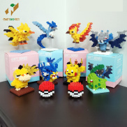 Bộ đồ chơi Lego xếp hình nhân vật Pokemon chim huyền thoại