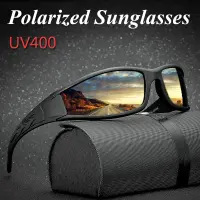 แว่นตากันแดด Polarized ชายขับรถ Anti-Glare แว่นตากันแดด Vintage กีฬากลางแจ้งแว่นสำหรับตกปลา UV400ผู้ชาย